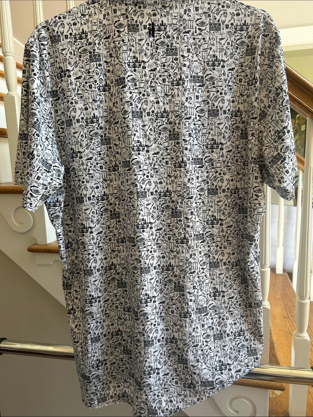 johnnie-O Vanderbilt University College Sport Patterned Polo w/ V Embroidery - Picture 7 of 7
